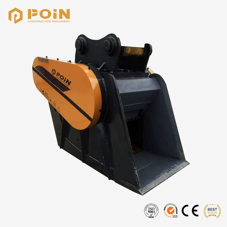 Accesorio de cucharón triturador para excavadora 25T en venta - POIN PC 30