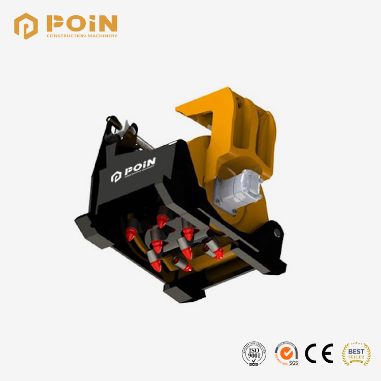 Cepilladora de hormigón PP-350 para excavadora